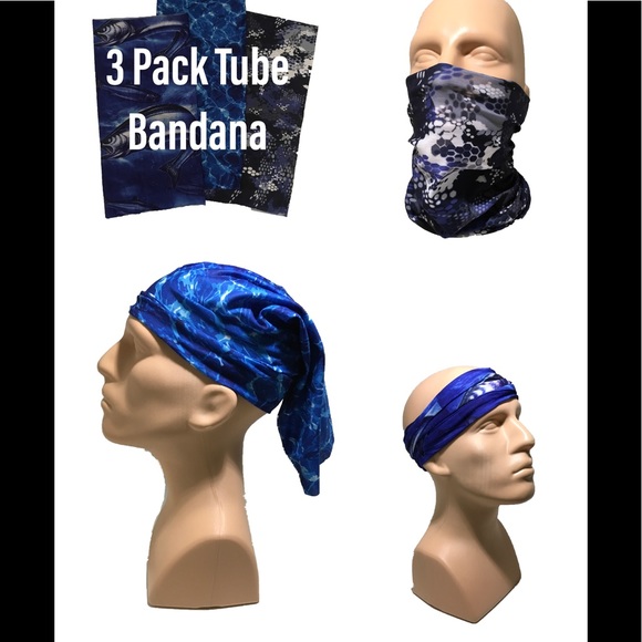 APOLO CO. Other - New! 3Pack Face Mask, Tube Bandana, Neck , Headband